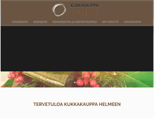 Tablet Screenshot of kukkakauppahelmi.fi